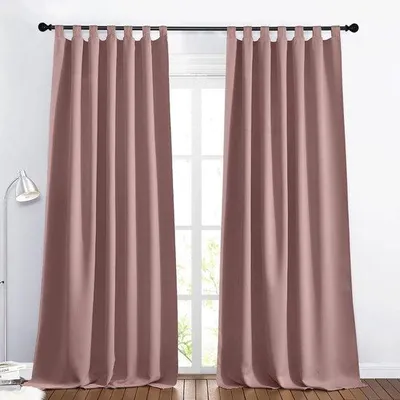 Produktbild von Verduisteringsgordijnen set für Mädchenzimmer, 2-teilig, Wohnzimmer, H 245 x B 140 cm, Rosa
