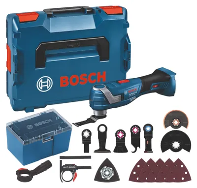 Obrázek produktu pro Bosch GOP 18V-34 Professional, 20000 ot/min, 1,7°, Modrá, LED, 3,9 m/s², 3 m/s²
