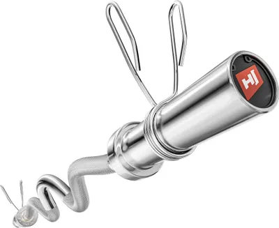 Produktbild von Hop-Sport Olympia super SZ-Stange 50mm – Curlstange 120 cm Länge, aus massivem Stahl, verchromt - Hantelstange mit Federverschlüssen