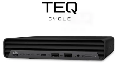 Image de Teqcycle HP Elitedesk 800 G6, 2 GHz, Intel® Core™ i5, i5-10400T, 16 Go, 256 Go, Windows 11 Pro