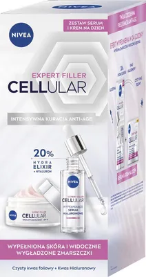 Produktbild von NIVEA CELLULAR EXPERT FILLER: Set bestehend aus Tagescreme und Serum, 30 ml
