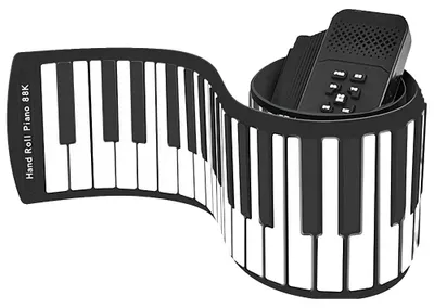 Obrázek produktu pro Elektrické piano, 88 kláves, přenosný design, černá barva