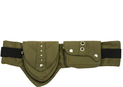 Produktbild von Gürteltasche - Modell Jerry - olivgrün - Bauchtasche - Hüfttasche mit mehreren Fächern