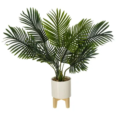 Zdjęcie produktu dla Sztuczna roślina, palma w donicy na stojaku, 72 cm