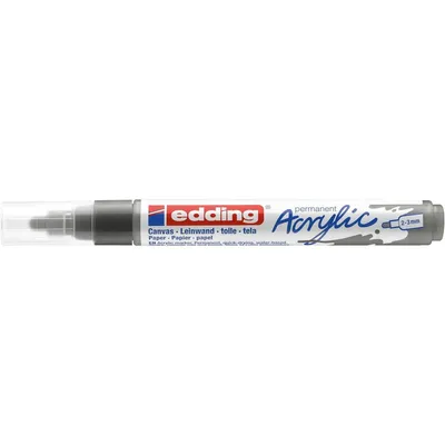 Produktbild von Edding 5100 Acrylmarker Medium, Anthrazit, Anthrazit, Medium, 2 mm, 3 mm, Tinte auf Wasserbasis