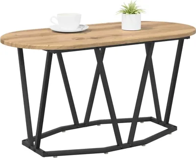 Produktbild von "Winterschlussverkauf "Couchtisch - CLORIS - Wohnzimmertisch - Robust und langlebig - Artisan-Eiche 80 x 40 x 40.5 cm Sperrholz und Metall - NeuMöbel8326714
