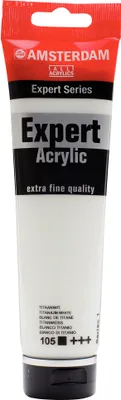Immagine prodotto di Vernice acrilica in tubetto Amsterdam Expert Series 150 ml - Bianco titanio 105