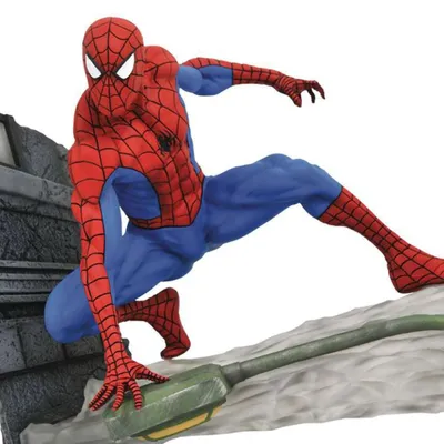 Immagine prodotto di Marvel - Statuetta Spider Man Webbing Gallery - Diamond Select Toys