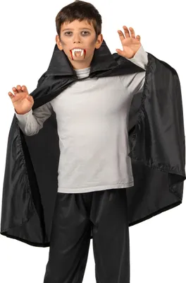 Produktbild von Vampirumhang Halloween für Kinder S 4-6 Jahre (110-120 cm)