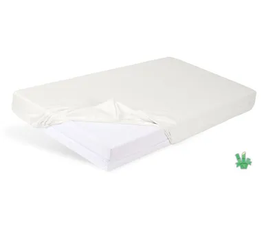 Zdjęcie produktu dla Kołdra, prześcieradło z gumką, bambus 120x200cm kolor naturalny 02