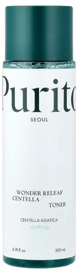 Obrázek produktu pro PURITO SOUL Wonder Releaf Centella Toner 200 ml - zklidňující tonikum s centella asiatica