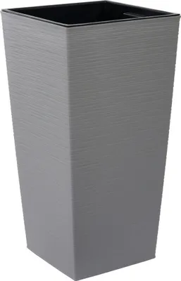 Produktbild von SIENA GARDEN Pflanzgefäße NIZZA GROOVE grau Rillenoptik, 40 x 75 cm