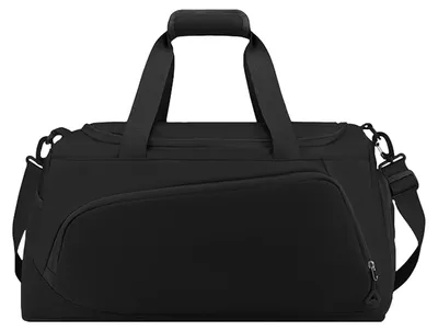 Image de Sac de sport, conception imperméable, plusieurs compartiments, noir