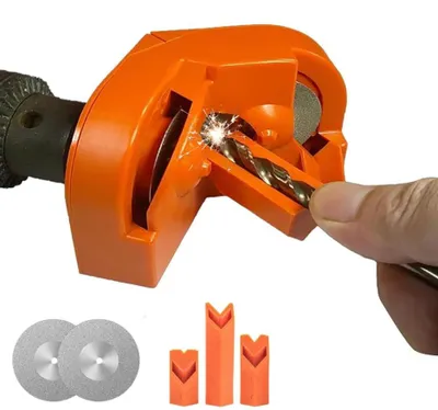 Produktbild von Diamant-Bohrerschärfer 2–16 mm – Präzisions-Schleifgerät für HSS-, Stahl- und Metallbohrer, kompakt für Werkstatt und Garage