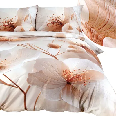 Produktbild von Darymex SATYNLOVE PREMIUM Bettwäsche Baumwollsatin 140x200 Blumen