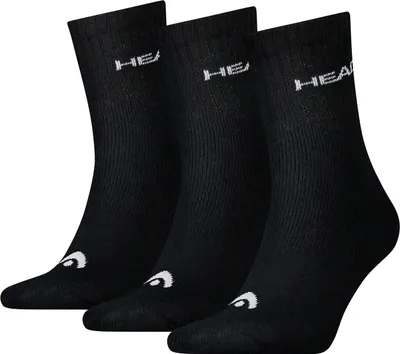 Produktbild von 3er Pack HEAD Crew Socken Uni black 35-38