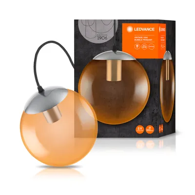 Produktbild von LEDVANCE 4058075217423, 1 Glühbirne(n), E27, IP20, Schwarz, Grau