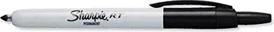 Zdjęcie produktu dla Sharpie Fine Retractable, Czarny, Końcówka cienka, Czarny, Szary, Drobny, 1 mm, AP