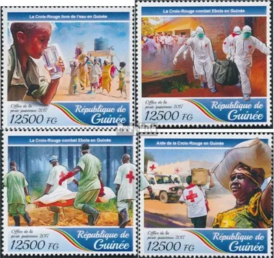 Produktbild von Briefmarken Guinea 2017 Mi 12645-12648 (kompl. Ausgabe) postfrisch Rotes Kreuz