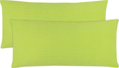 Produktbild von 2er Set Kissenbezüge mit HV20 100% Baumwolle, 40x80 cm in grün