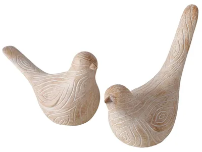 Produktbild von Deko-Vögel aus Polyresin KARIMO, 2er-Set