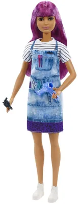 Obrázek produktu pro Panenka Barbie Kariéra kadeřnice GTW36 DVF50 MATTEL