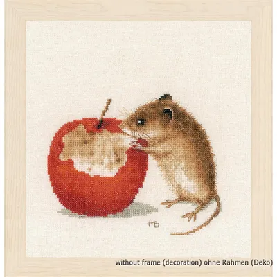 Obrázok produktu pre Lanarte cross stitch set "MB Mouse", počítaný vzor
