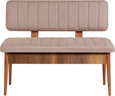 Produktbild von Skye Decor, Vina- Vina Bank VEL, Nussbaum, Sitzbänke, 85x110x46 cm, 100% Melaminbeschichtete Partikelplatte