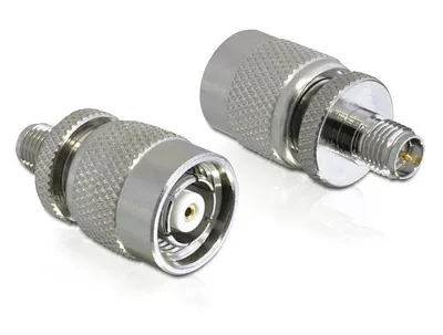Produktbild von Delock WLAN Adapter - Antennenadapter - RP-SMA (W) zu RP-TNC (M)