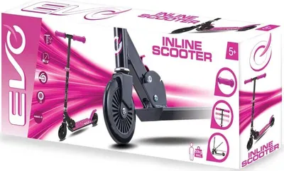 Obrázok produktu pre Kolobežka HTI EVO ružová – skladateľná a s nastaviteľnou výškou pre deti