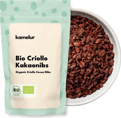 Produktbild von Kamelur Bio Kakaonibs Criollo 1 kg