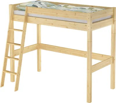 Produktbild von Hochbett für Kinder 90x200 Kinderbett Stockbett Kiefer massiv V-60.20-09-20Zohne Zubehör