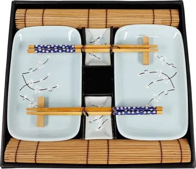 Image de Kit à sushis avec tasses et bols