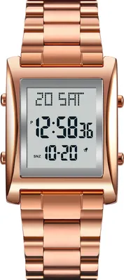 Produktbild von SKMEI Herren Business Sportuhren Countdown Doppelzeituhr Wecker Chronograph Tisch Digitaluhren 50 Meter wasserdichte Uhr