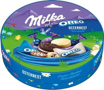 Produktbild von Milka & Oreo Osternest 20 Teile 198g