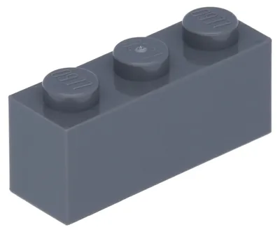 Produktbild von 10x LEGO Stein 1 x 3 (3622) - Dunkelgrau