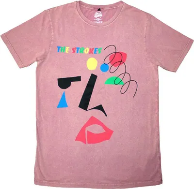 Produktbild von The Strokes - T-Shirt für Herren/Damen Uni RO13889 (S) (Kaschmirrot)