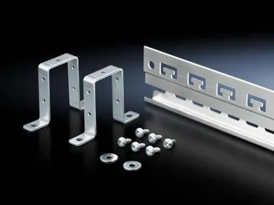 Produktbild von Rittal 2388.125, Regal-Schienenset, Aluminium, Grau, 1 Stück(e), 1,02 kg