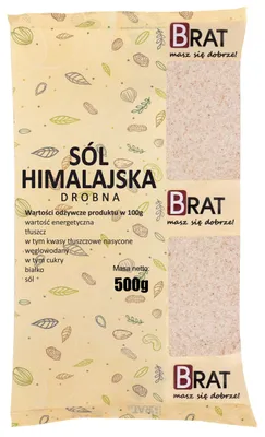 Zdjęcie produktu dla Sól drobna 500g Brat.pl