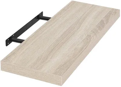 Imagen del producto de Estantería de madera de 60 cm con aspecto de roble, multifuncional