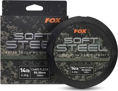 Image de Fox Soft Steel Fleck Camo Mono 0,30mm 14lb 6,4kg 1000m