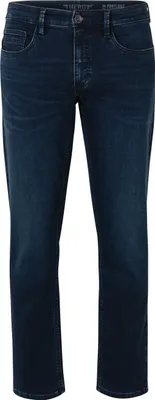 Obrázek produktu pro HERO od John Medoox PORTLAND DENIM Pánské 5-kapesní džíny Straight Fit W32 / L34 tmavě modrá barva