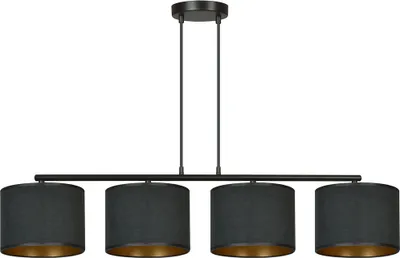 Produktbild von Bioledex Lyngar Pendelleuchte 4-fach E27 schwarz 97x100x18cm  Europe