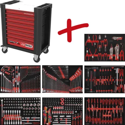 Produktbild von KS Tools PERFORMANCEplus Werkstattwagen-Satz P10