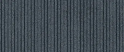 A close-up, full-frame shot of a grey corduroy fabric with vertical ribs.
