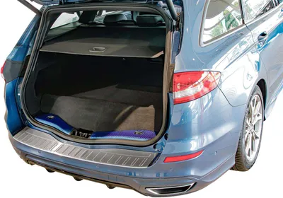 Zdjęcie produktu dla Matowa osłona zderzaka ze stali nierdzewnej dla FORD Mondeo V TURNIER | od 2014- | Szczotkowana