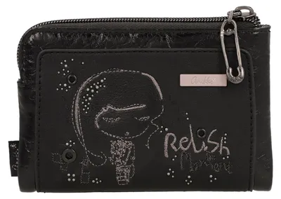 Image de Anekke porte-monnaie Iron Flexible RFID Wallet Multicolor noir