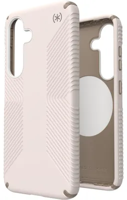 Productafbeelding van Speck Presidio2 Grip Magnet Schokbestendig hoesje voor Samsung Galaxy S25 - MagSafe-compatibel Wit