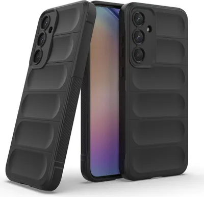 Produktbild von Handy Hülle für Samsung Galaxy A35 5G Grip Case Cover Schutzhülle Softgrip Farbe: Schwarz