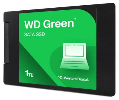 Immagine prodotto di SSD WD Green  2,5" (6.4cm)   1TB SATA3             7mm intern